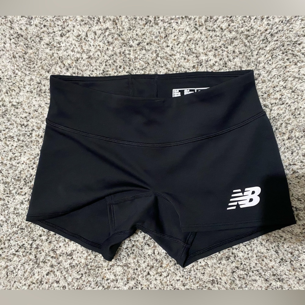 New Balance black athletic running shorts size XS